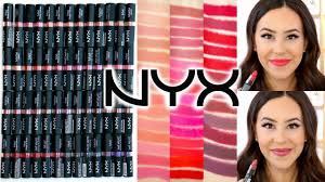 Now available in a range of fresh new hues, these playful. Nyx Matte Velvet Matte Lipsticks Arm Lip Swatches Review All Shades Youtube