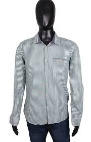 Details About Ted Baker Mens Shirt Tailored Stripes Green Size L