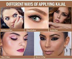 how to apply kajal in diffe ways