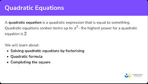 Quadratic Equation Gcse Maths Steps