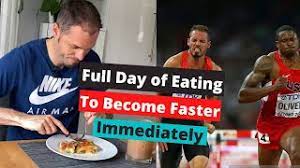 eating to become a faster sprinter