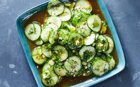 Healthy Delicious Cucumber Salad Recipe gambar png