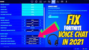 Fix Fortnite Voice Chat In 2021 - YouTube