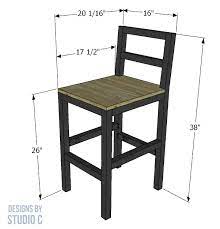 build a daya low back bar stool