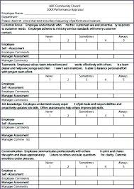 Self Assessment Performance Review Template Highendflavors Co