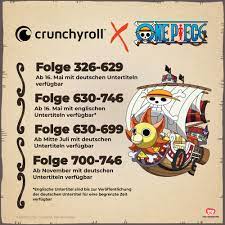 Crunchyroll ergänzt weitere »One Piece«-Folgen | Anime2You