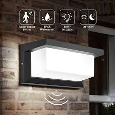 Led Outdoor Wall Light With Motion