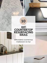 diy kitchen countertops resurfacing ideas