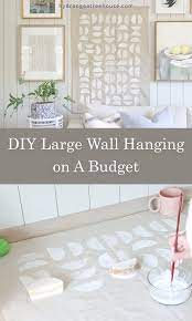 Diy Large Scale Wall Hanging On A