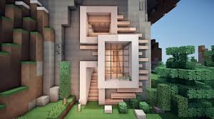 Oft werden deshalb baupläne erstellt, die eine grobe planung enthalten. Modernes Berghaus In Minecraft Bauen Tutorial Haus 193 Youtube