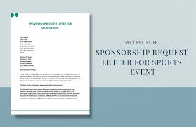 sponsorship request letter for sports