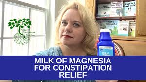 milk of magnesia for constipation