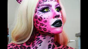 pink panther halloween makeup tutorial