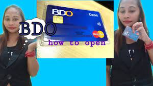 Debit cards from wells fargo make for easy access at more than 13,000 atms. How To Open A Bdo Debit Card Youtube