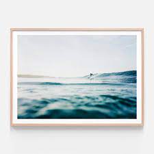 Surf Print Morning Surf Wall Art Wave