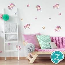 Cute Unicorn Wall Sticker Pack