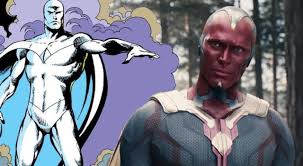 As soon as he died, the color disappeared from his costume. Avengers Vision Almost Had A Very Different Mcu Look