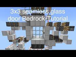 3x3 Seamless Glass Door For Mcbe