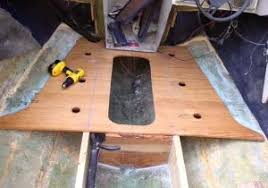 repairing a boat floor a step by step