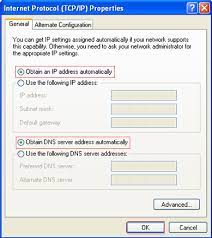 how to configure tcp ip properties of