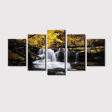 Stretched Waterfall Canvas Wall Art