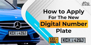 in kenya digital number plate