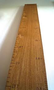 personalised wooden wall height charts