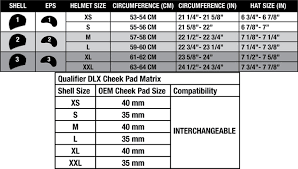 Content Sizecharts Bell Qualifier Helmet Size