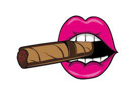 smoking lips vector images browse 2