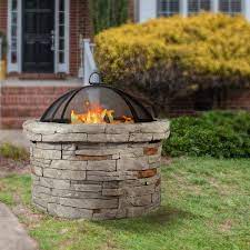 Outdoor Stone Magnesium Oxide Fire Pit