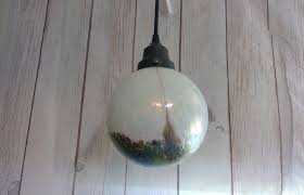 Vintage Art Glass Ball Shape Shade