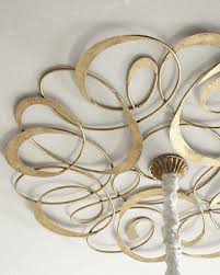 Online shopping for ceiling medallions from a great selection at diy & tools store. Gold Scroll Ceiling Medallion Ceiling Medallions Medallion Wall Decor Ceiling Decor