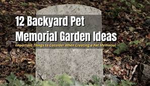 12 Backyard Pet Memorial Garden Ideas