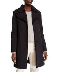 Wool Cashmere Shawl Collar Coat