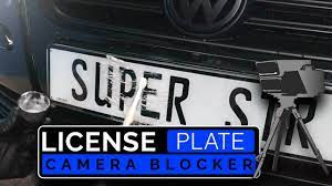 home made licence plate blocker you