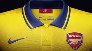 Vtg nike arsenal 2005/06 away o2 yellow sz m football shirt soccer jersey medium. Nike Unveil New Arsenal Away Kit For Season 2013 14 Nike News