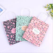 Small Fl Gift Paper Bags