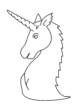 Knifelblatt zum ausdrucken dina 4 : Ausmalbild Einhorn Fabelwesen Einhorner Unicorn
