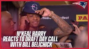 The moment N'Keal Harry was drafted by ...