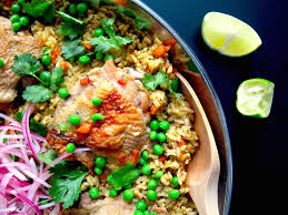 peruvian arroz con pollo pisco trail