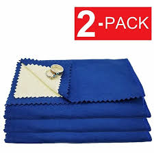 2 pack jewelry cleaning polishing cloth