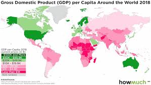visualizing gdp per capita by country