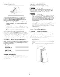 Use our diy troubleshooting & videos. Frigidaire Fcgm201rfb2 User Manual Refrigerator Freezer Manuals And Guides L0911500