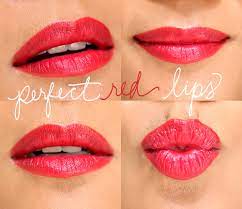 how to do perfect red lips makeup and