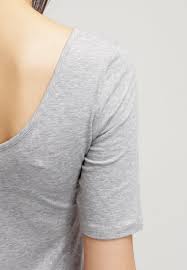 Women Tops T Shirts Love Moschino Print T Shirt Grey