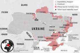 Guerre en Ukraine: la carte de l'évolution des bombardements et de  l'avancée russes – Libération