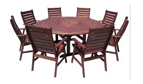 Portland 9 Piece Outdoor Round With