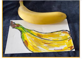 バナナの絵手紙の参考画像ー２