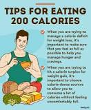 Is 200 calories a lot?
