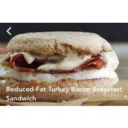 starbucks reduced fat turkey bacon